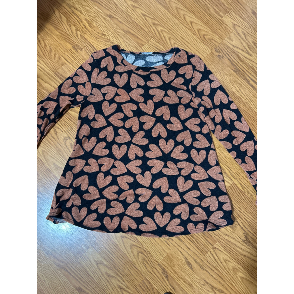 Women's BOMBOM Top, Size Unspecified, Black and BrownSize XL,‎ Pre-Owned